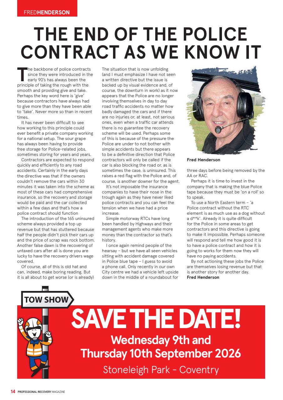 Professional Recovery Magazine Preview Pages