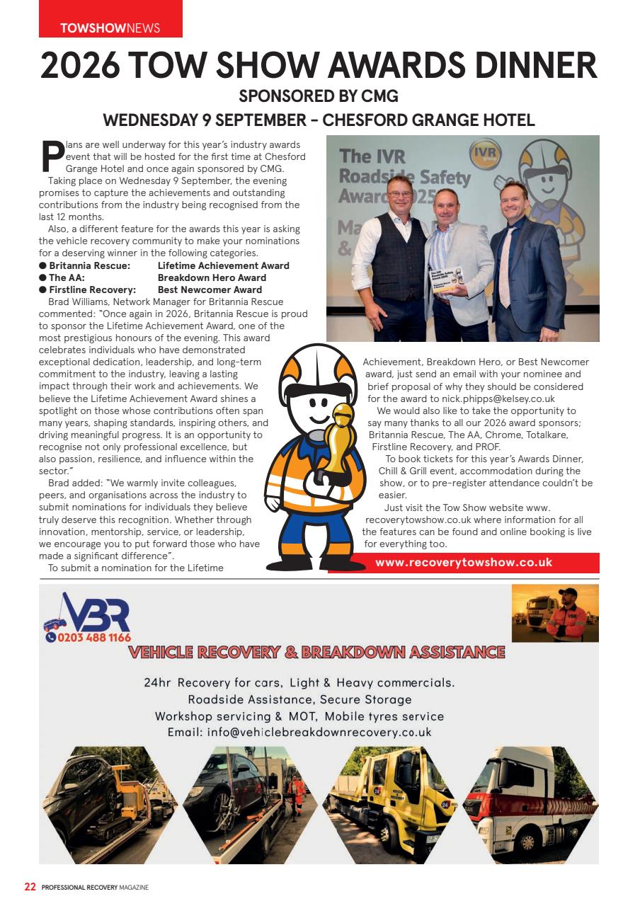Professional Recovery Magazine Preview Pages