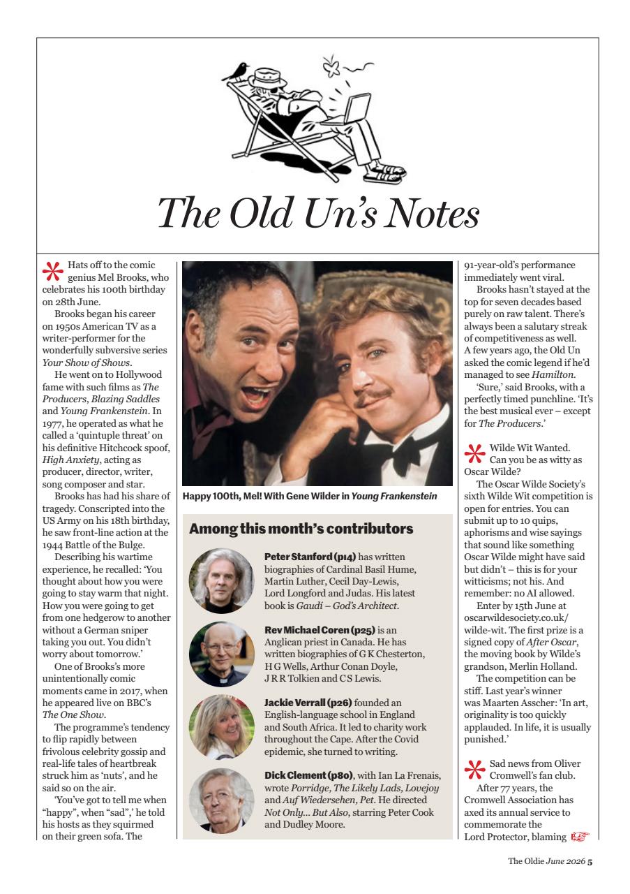 The Oldie Preview Pages
