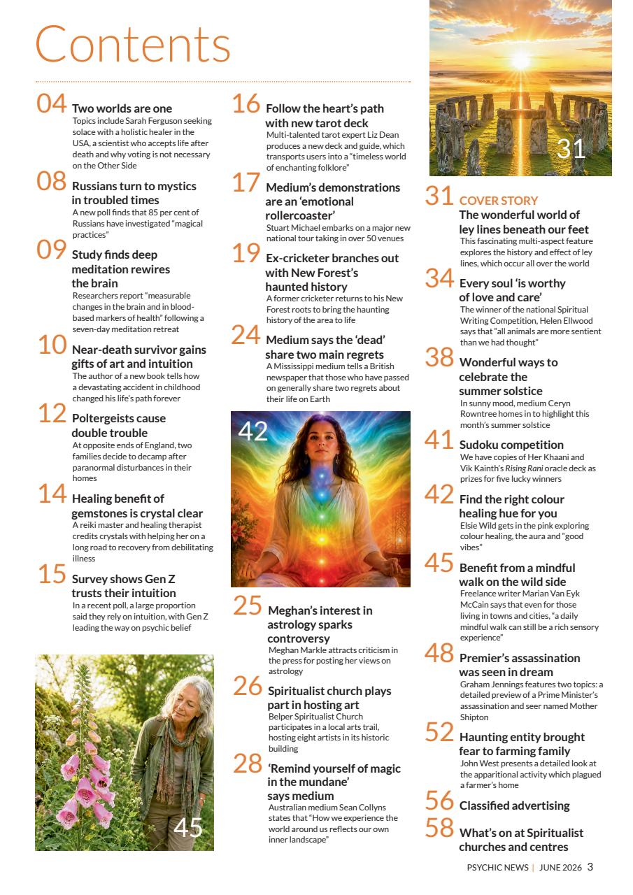 Psychic News Preview Pages
