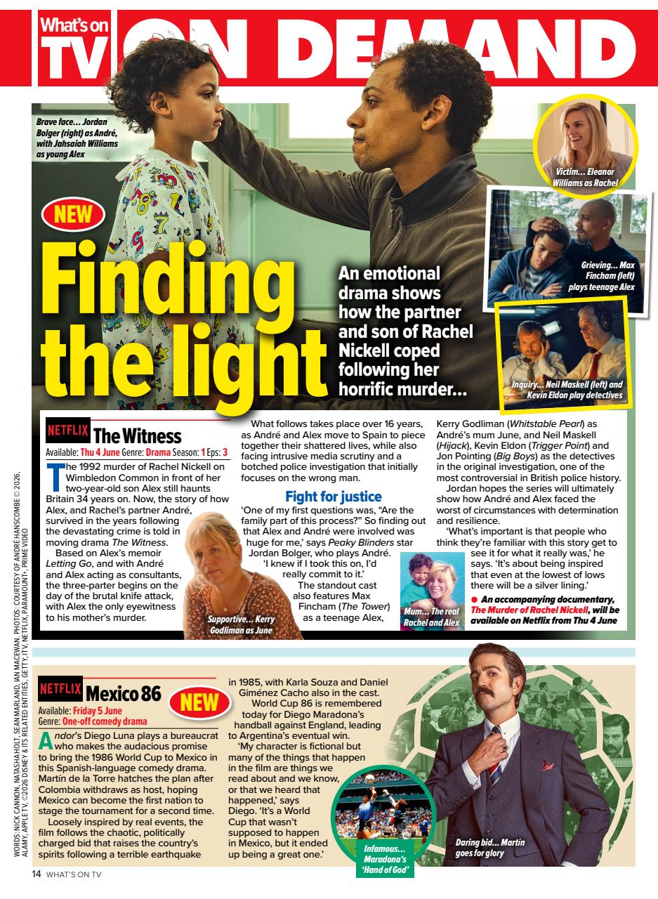 What's on TV Preview Pages