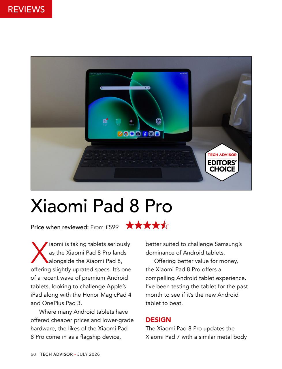 Tech Advisor Preview Pages