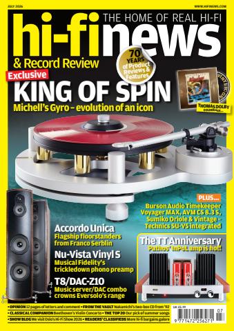 Hi-Fi News issue July 2026