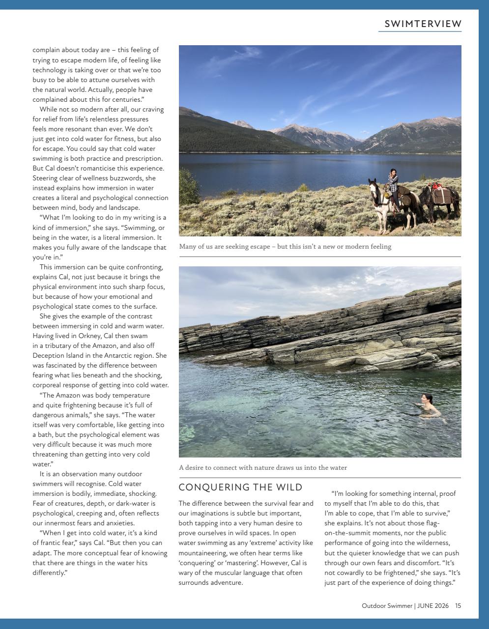 Outdoor Swimmer Preview Pages