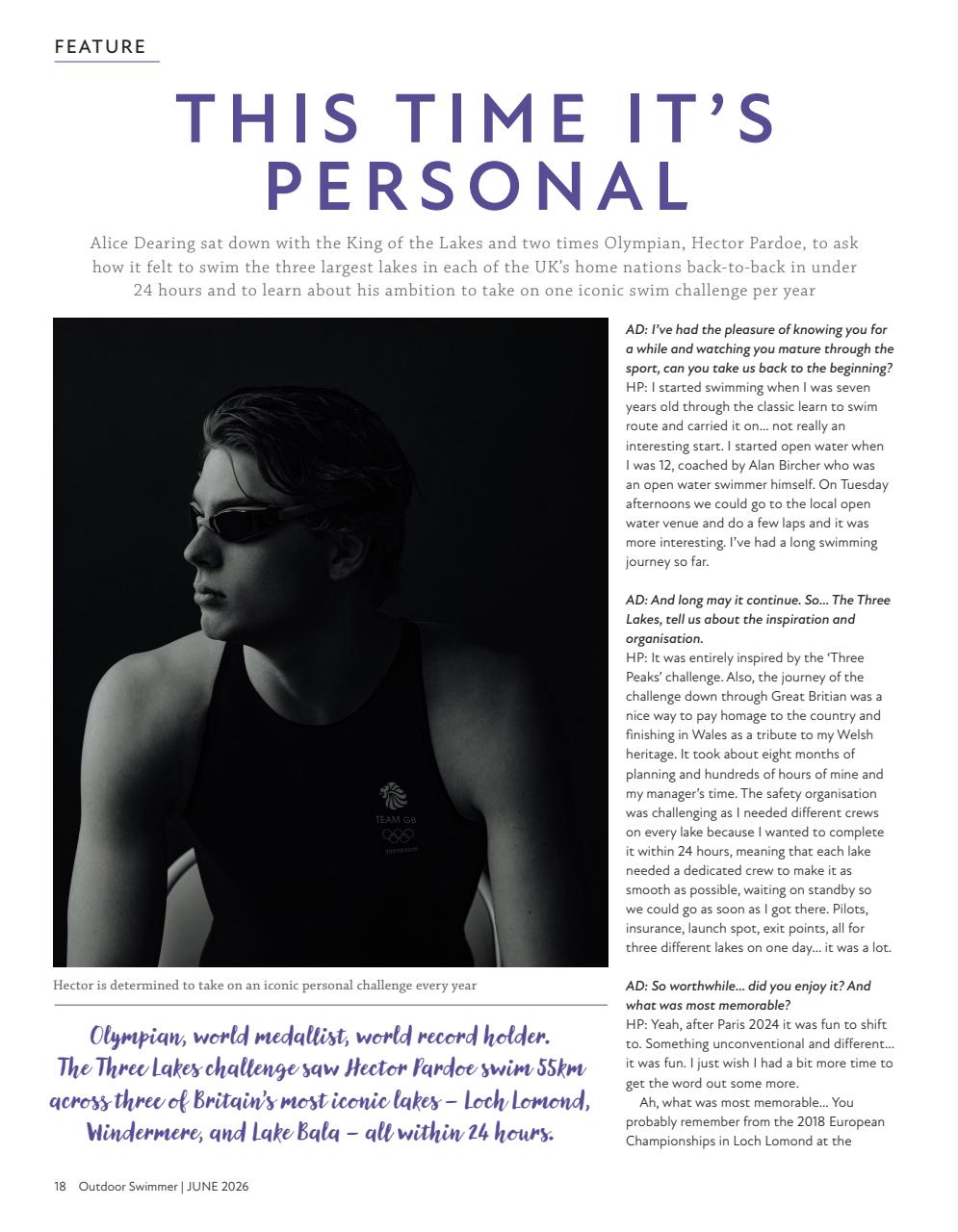 Outdoor Swimmer Preview Pages