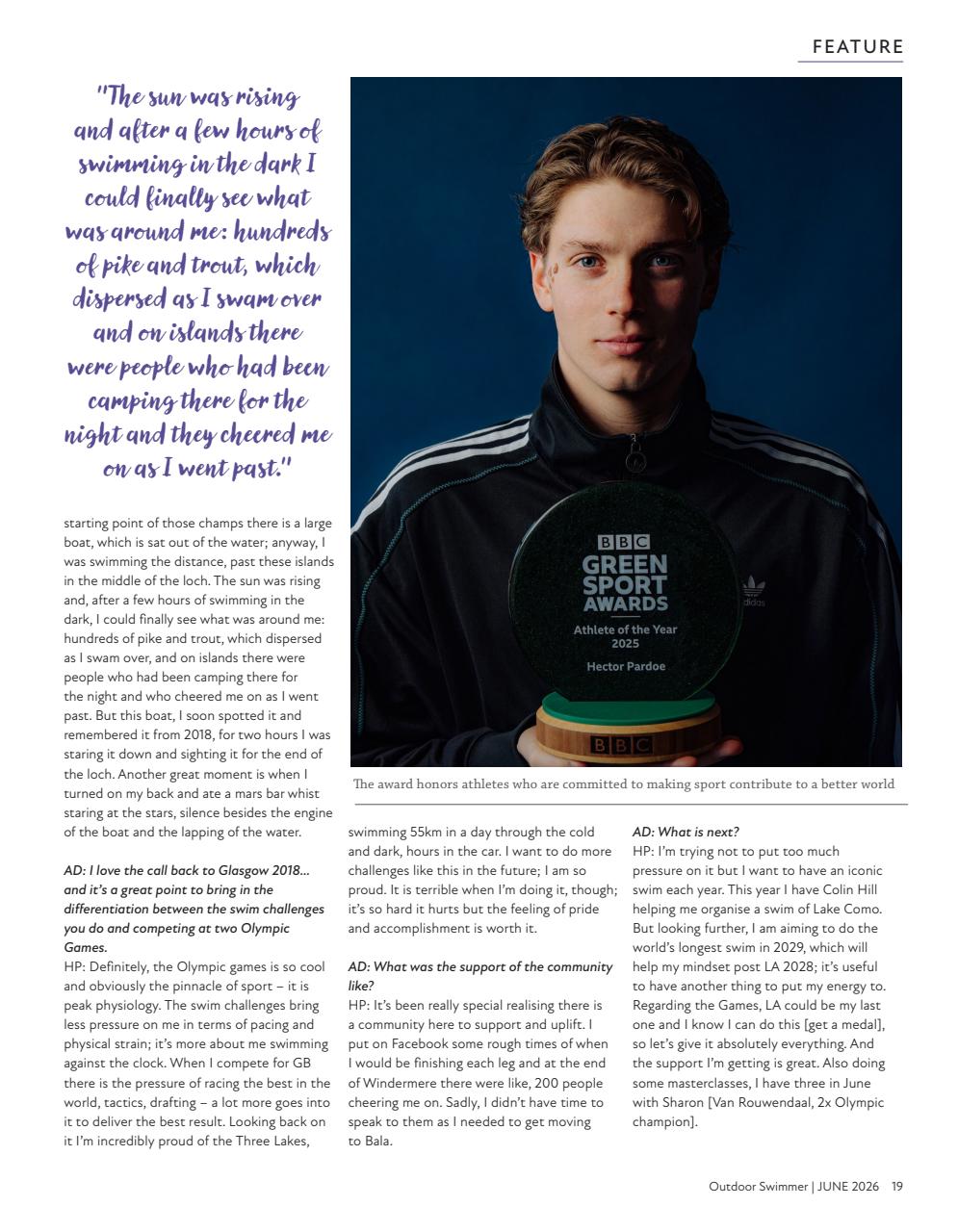 Outdoor Swimmer Preview Pages
