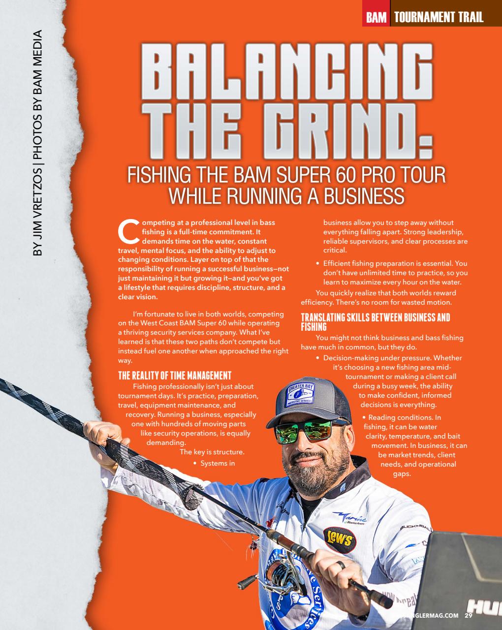 BASS ANGLER MAGAZINE Preview Pages