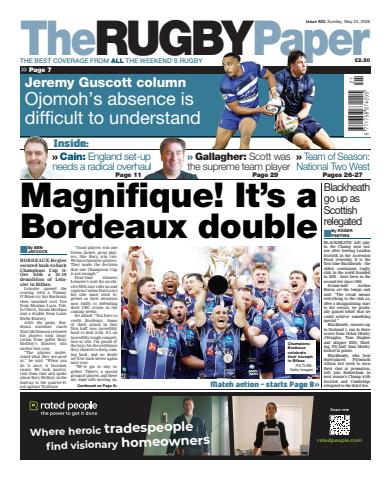 The Rugby Paper issue 24-May-2026