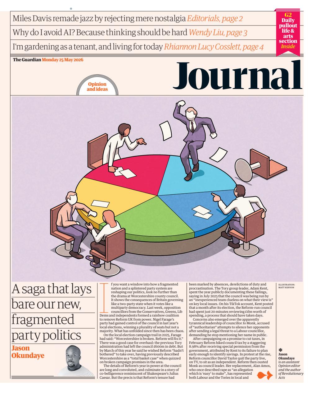 The Guardian Newspaper Preview Pages