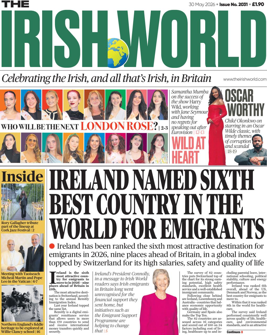 Irish World Preview Pages