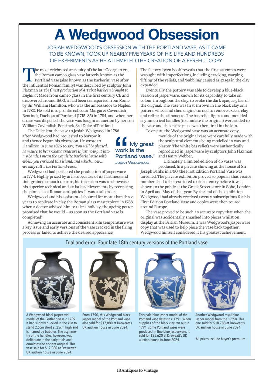 Antiques to Vintage Preview Pages