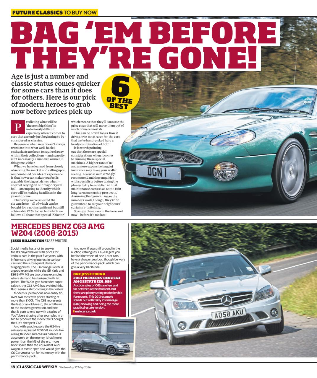 Classic Car Weekly Preview Pages