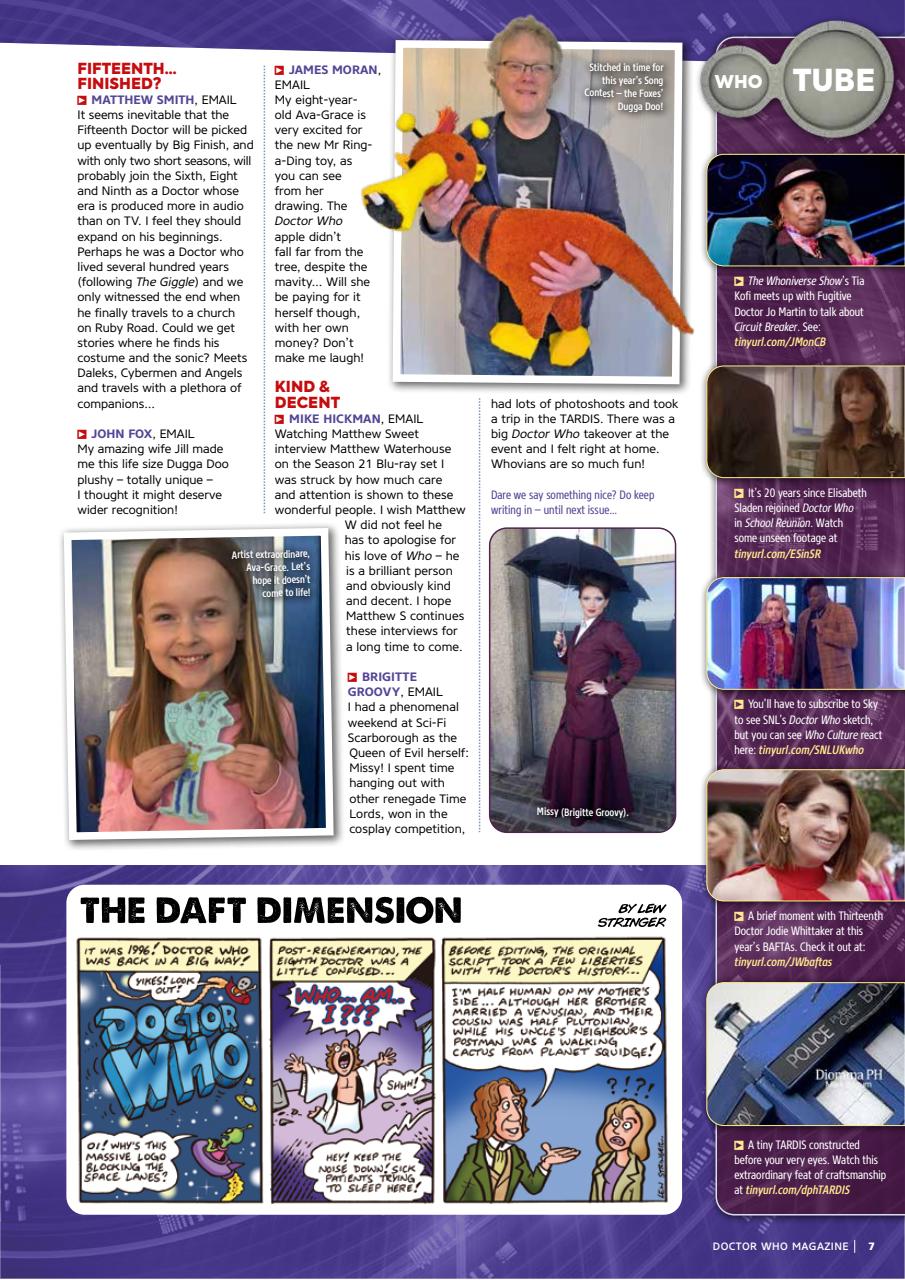 Doctor Who Magazine Preview Pages