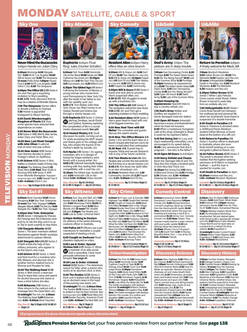Radio Times Preview Pages