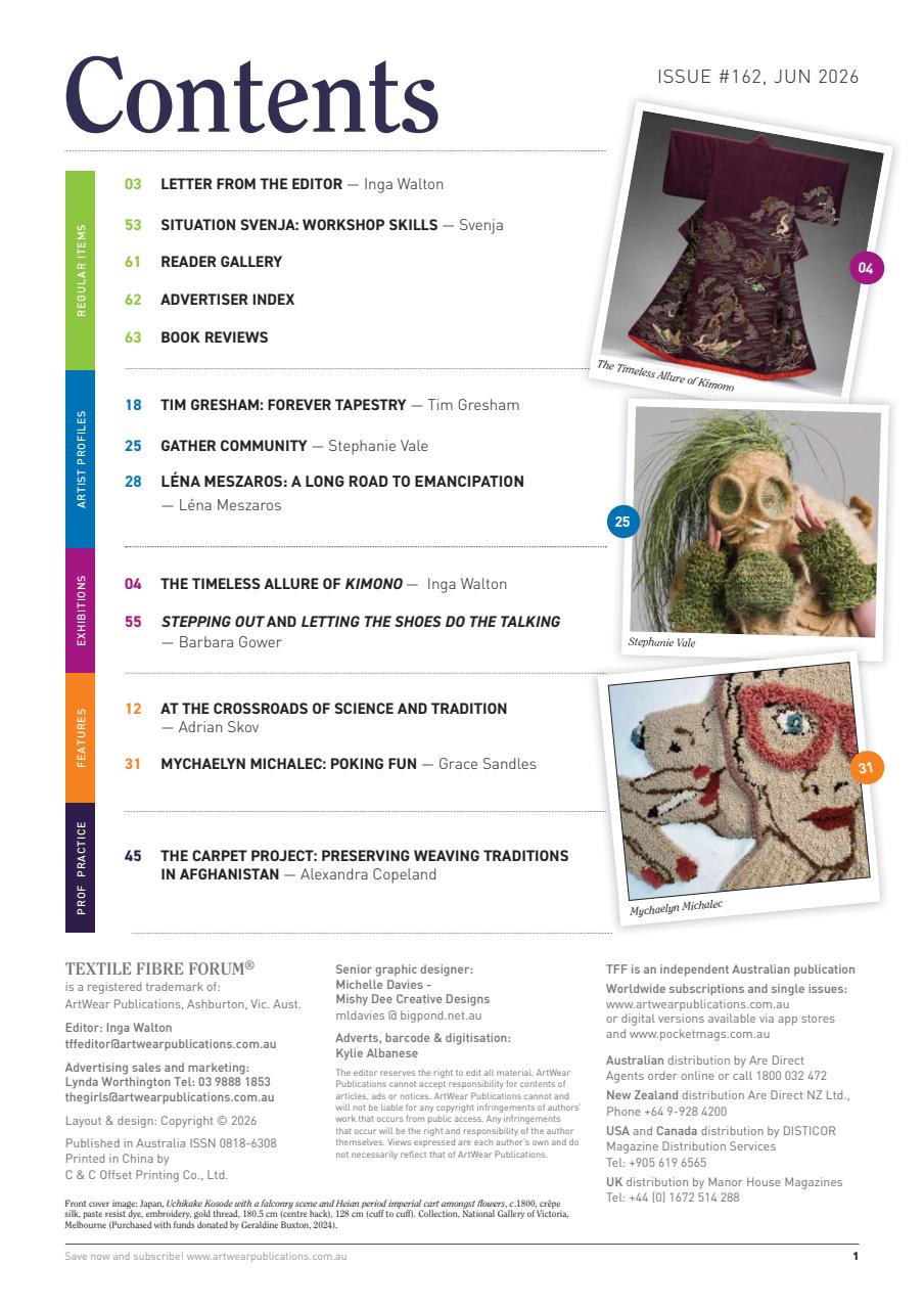 Textile Fibre Forum Preview Pages