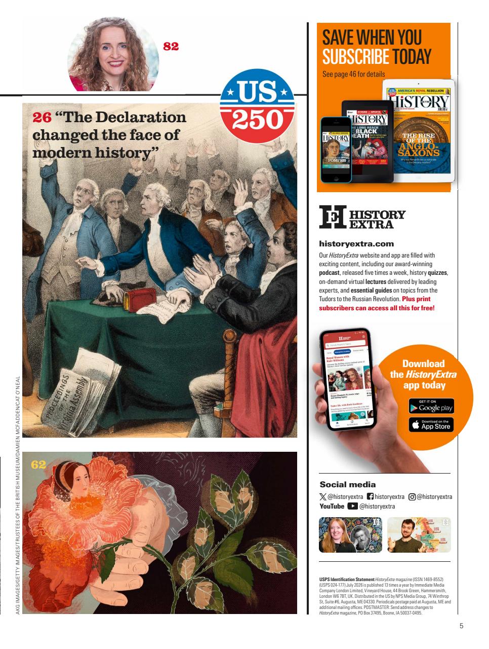 History Extra Magazine Preview Pages