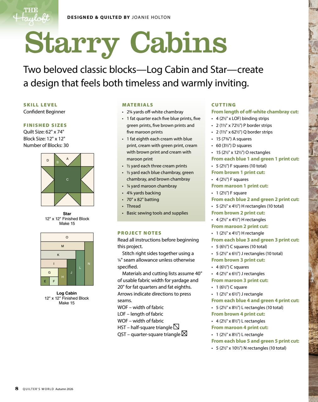 Quilter's World Preview Pages