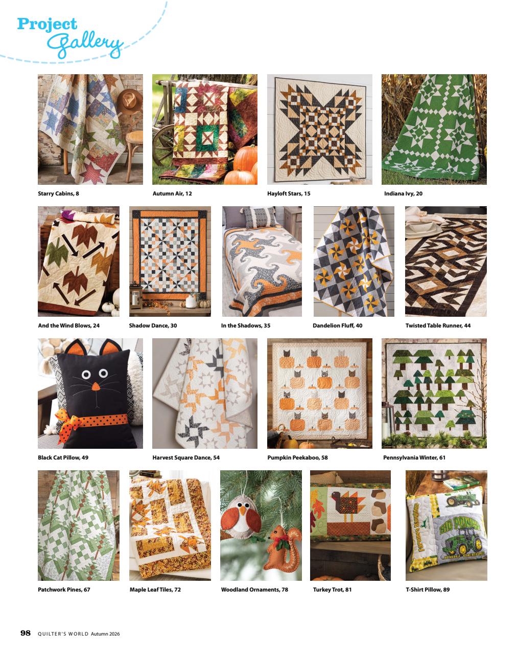 Quilter's World Preview Pages