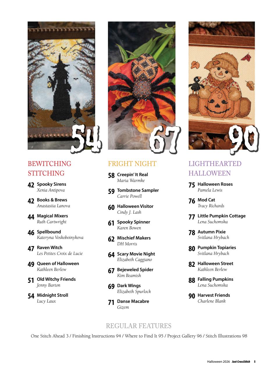 Just CrossStitch Preview Pages