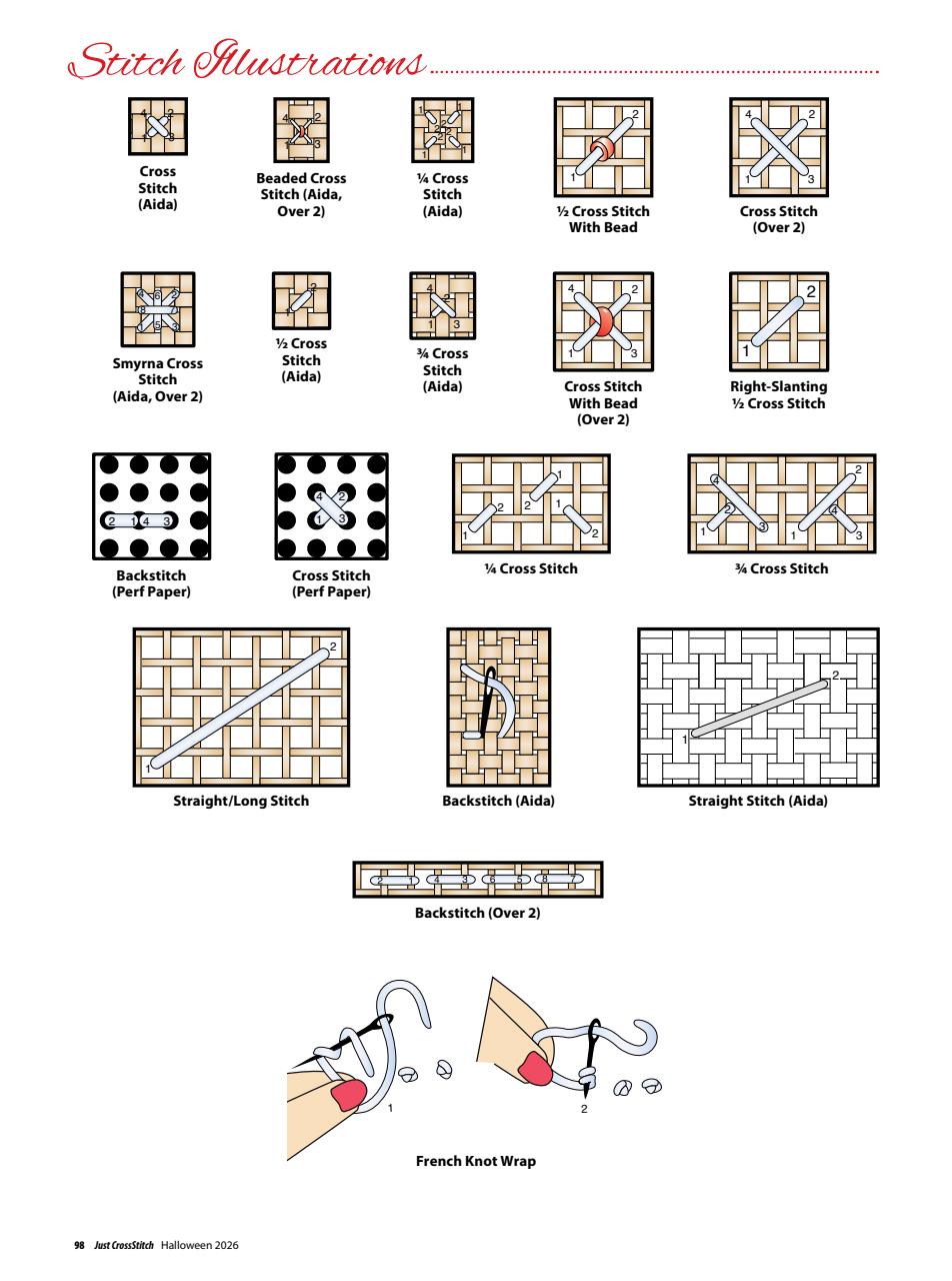 Just CrossStitch Preview Pages