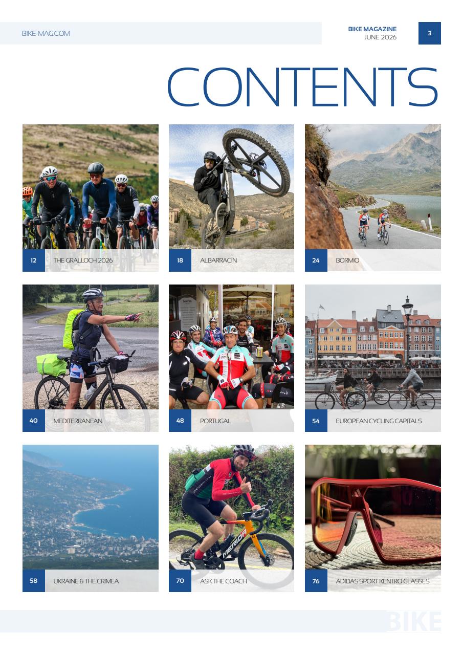 BIKE Magazine Preview Pages