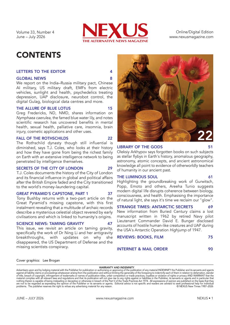 Nexus Magazine Preview Pages