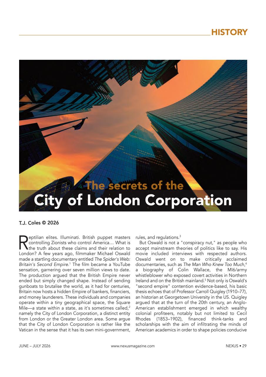Nexus Magazine Preview Pages