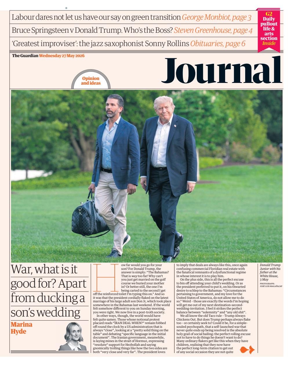 The Guardian Newspaper Preview Pages