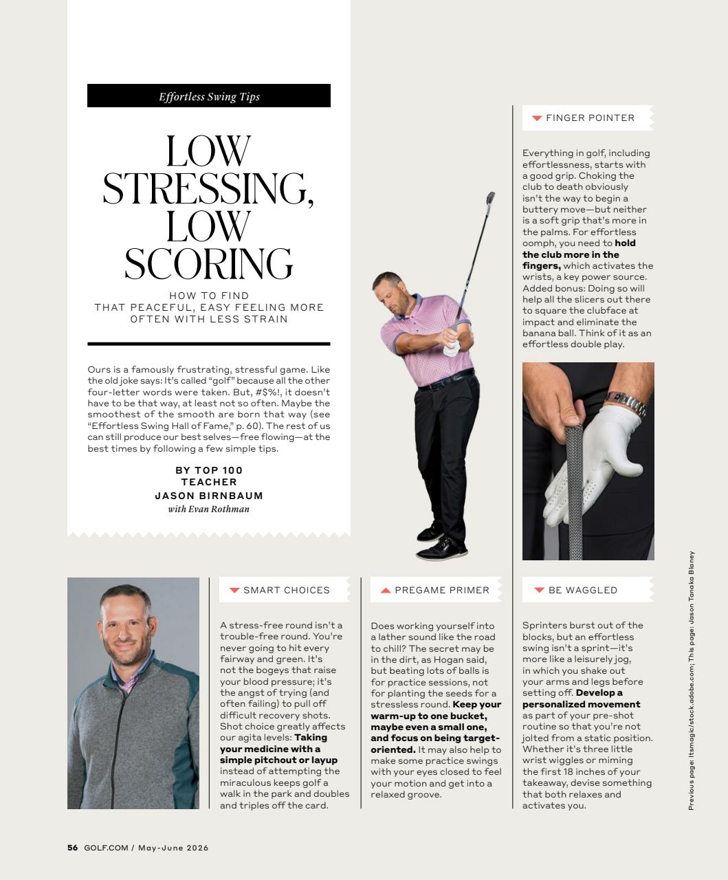 Golf Magazine Preview Pages