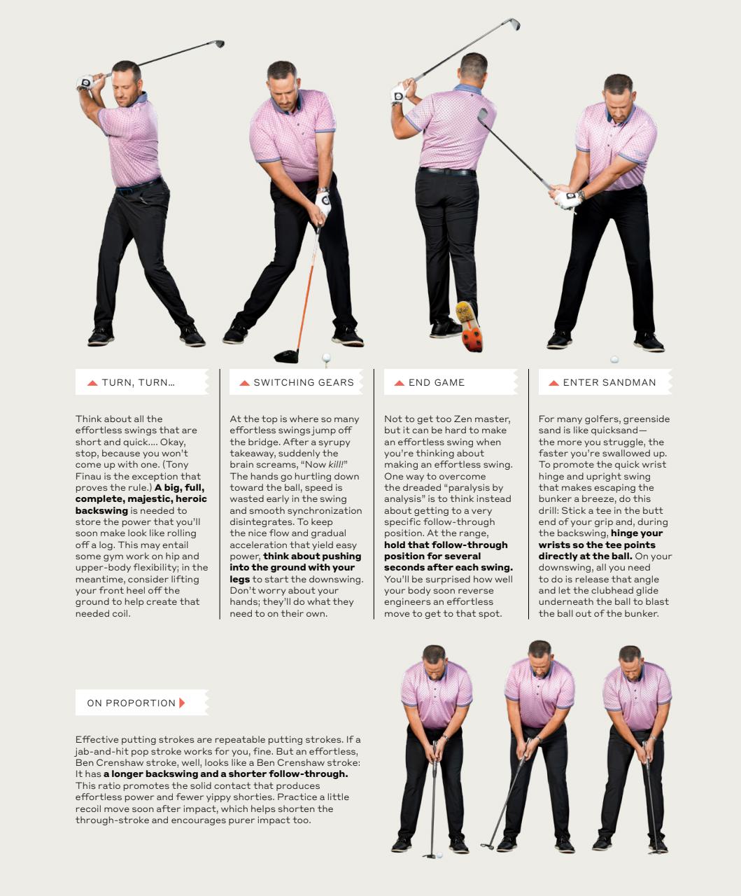Golf Magazine Preview Pages