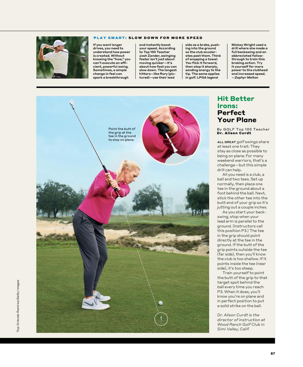 Golf Magazine Preview Pages
