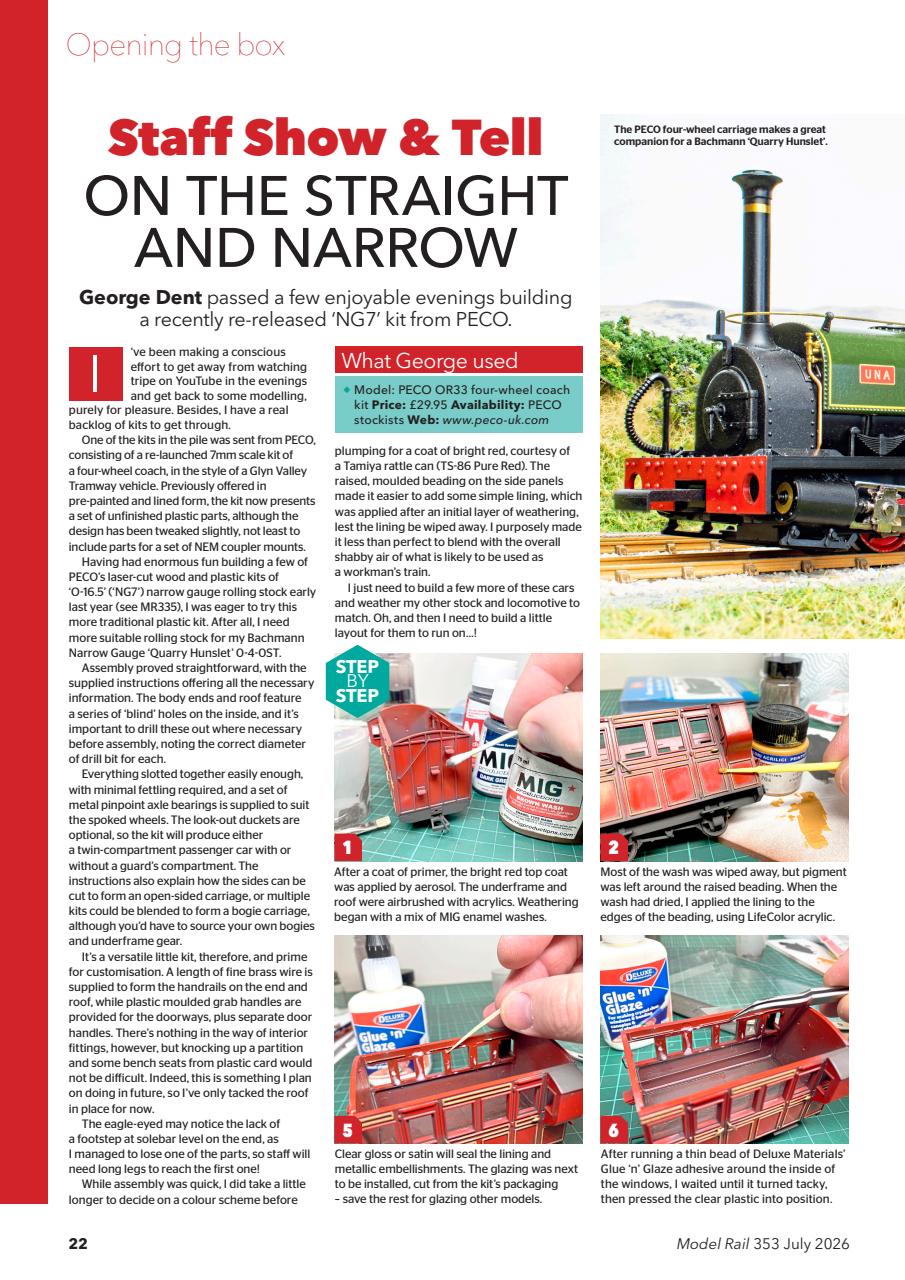 Model Rail Preview Pages