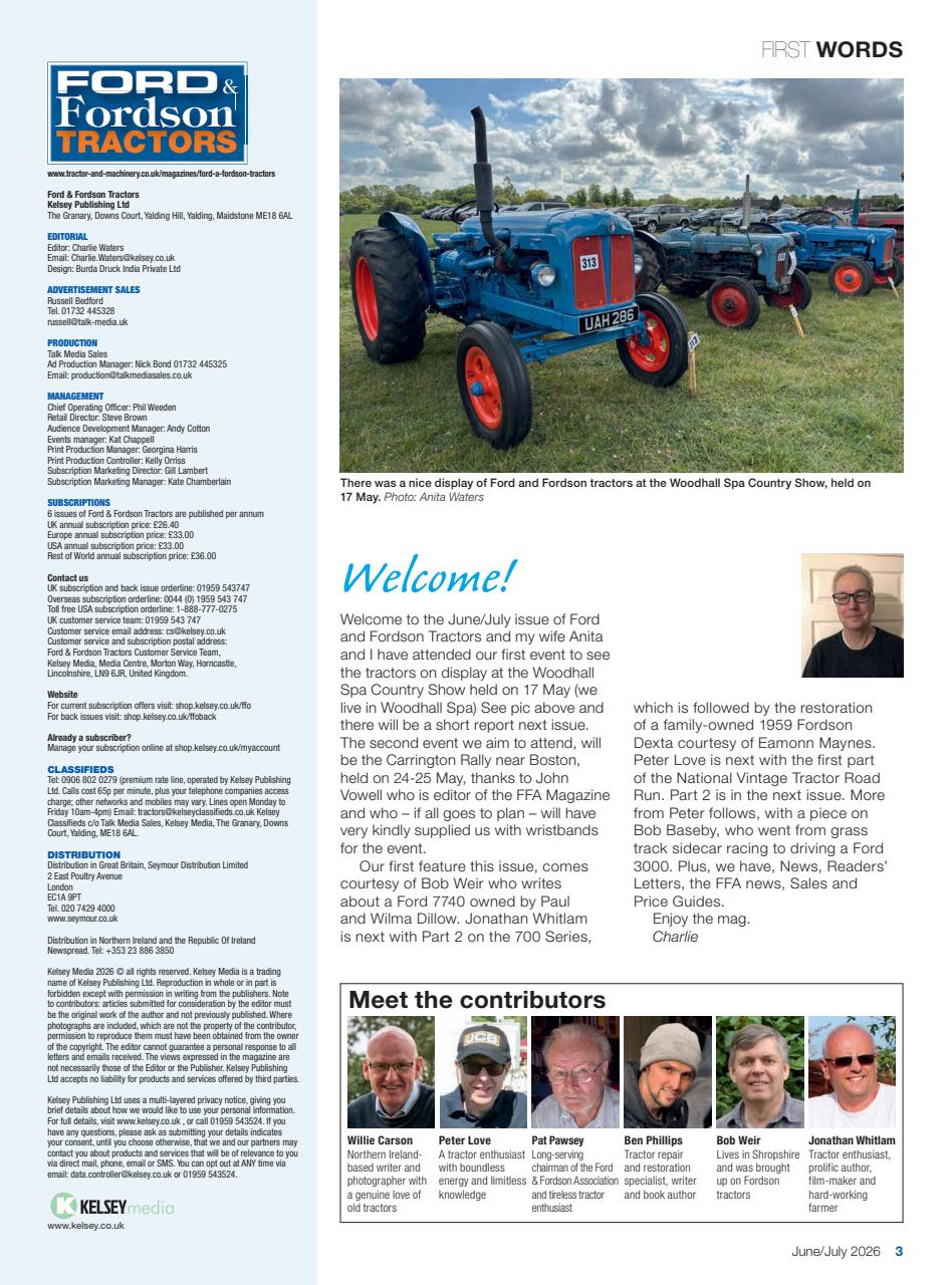 Ford & Fordson Preview Pages