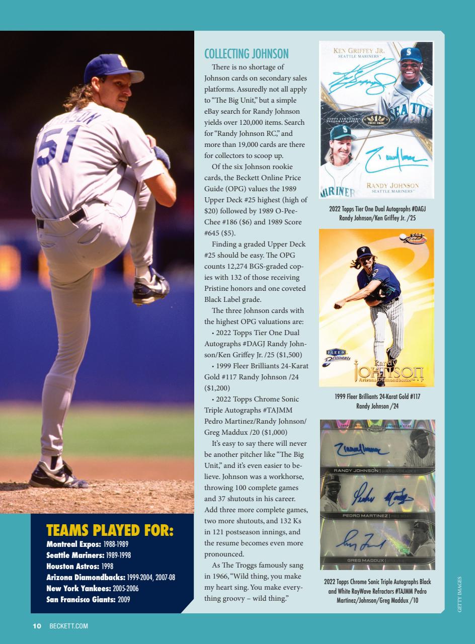 Beckett Baseball Magazine Preview Pages