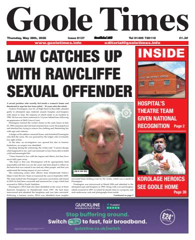 Goole Times issue May 28th 2026