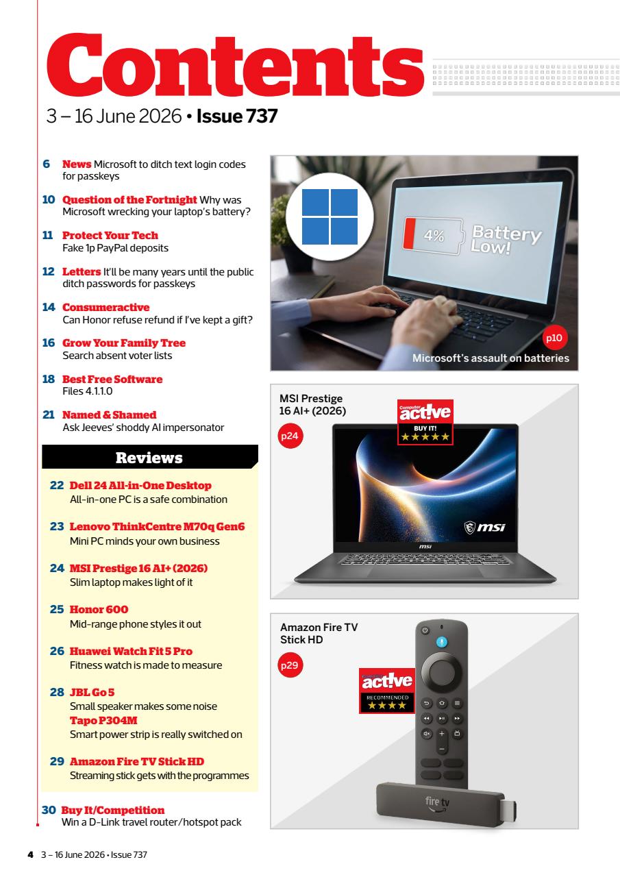 Computer Active Preview Pages