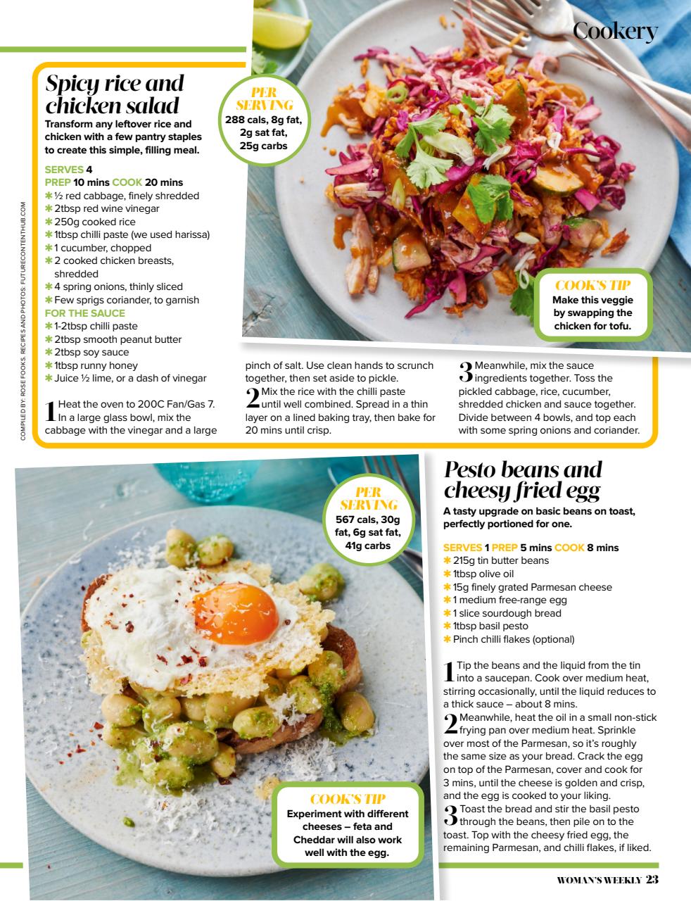 Woman's Weekly Preview Pages