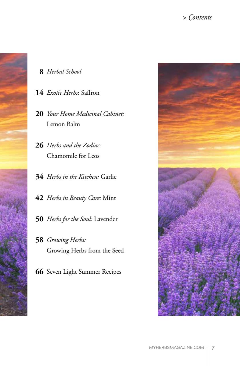 My Herbs Magazine Preview Pages