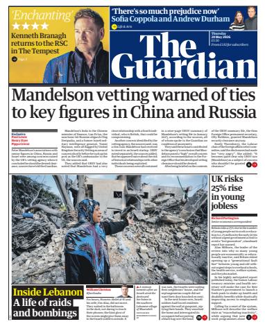 The Guardian Newspaper issue Thursday, 28 May 2026
