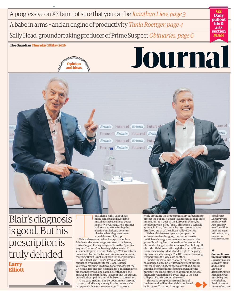The Guardian Newspaper Preview Pages