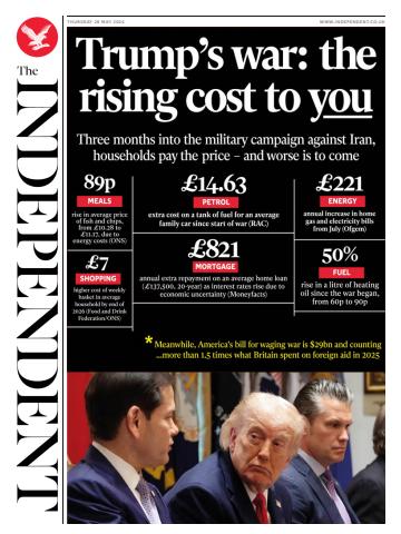 Thursday, 28 May 2026 issue Thursday, 28 May 2026