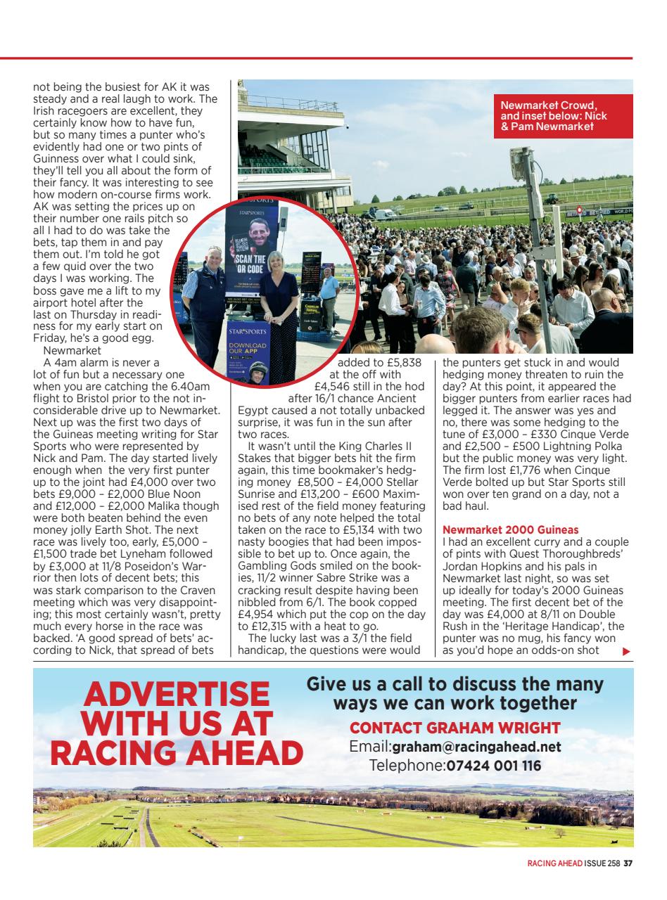 Racing Ahead Preview Pages