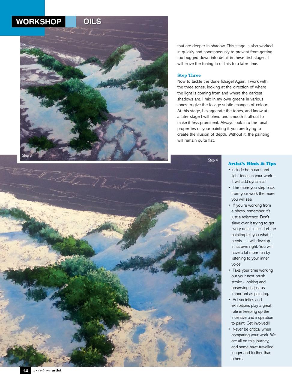 Creative Artist Preview Pages