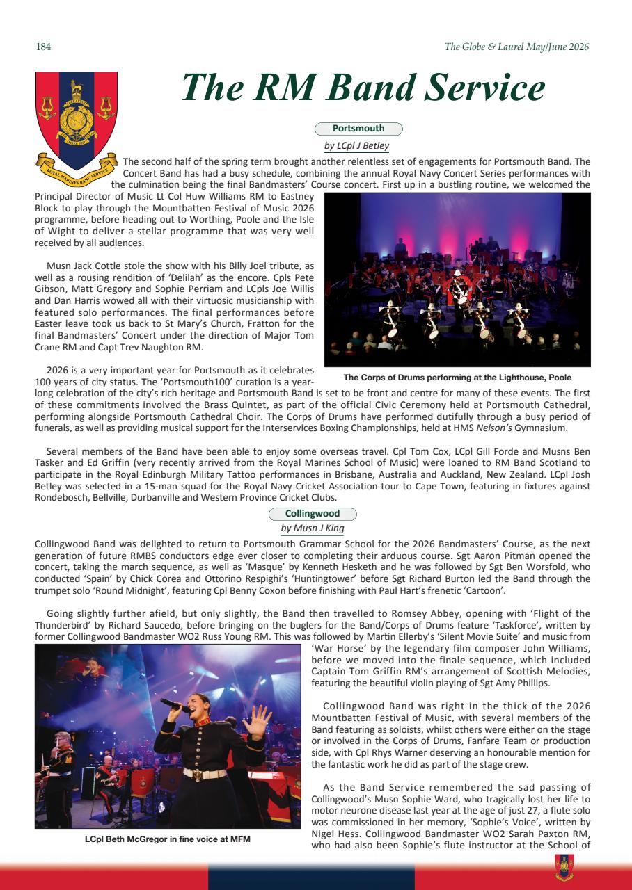 Globe & Laurel Preview Pages