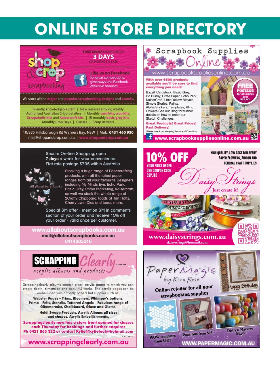 Scrapbooking Memories Preview Pages