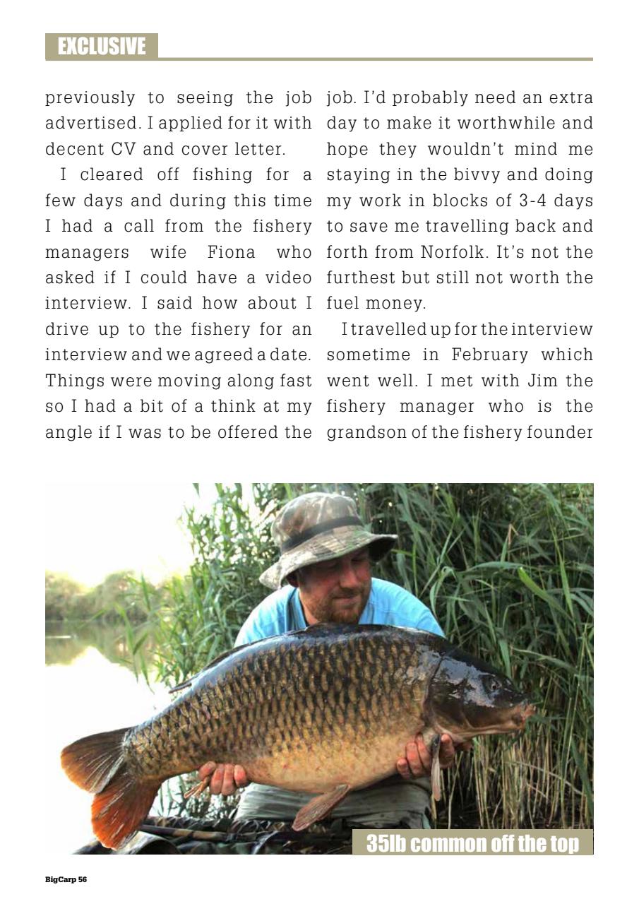 Big Carp Magazine Preview Pages