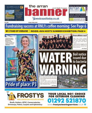 Arran Banner issue Friday, May 29, 2026