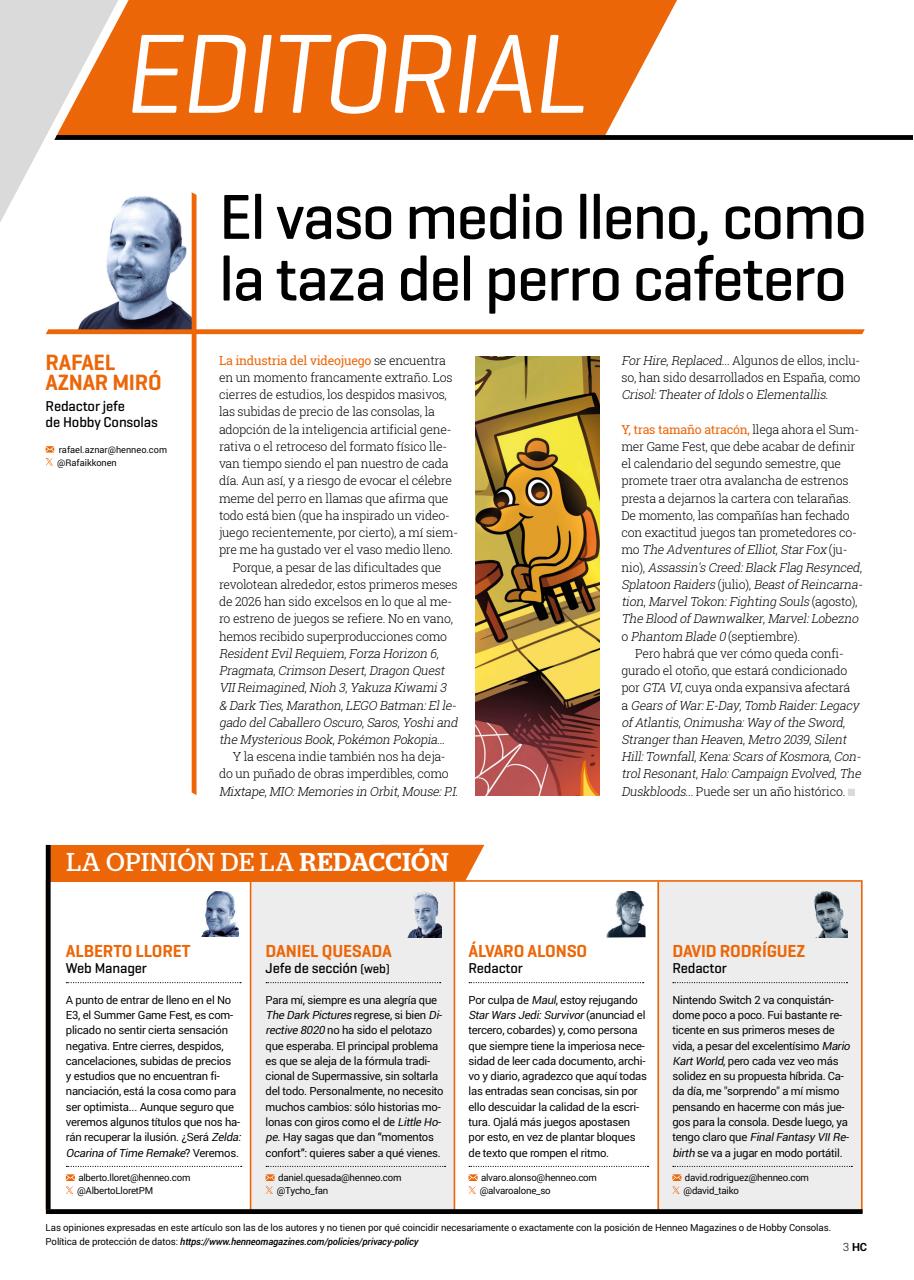 Hobby Consolas Preview Pages