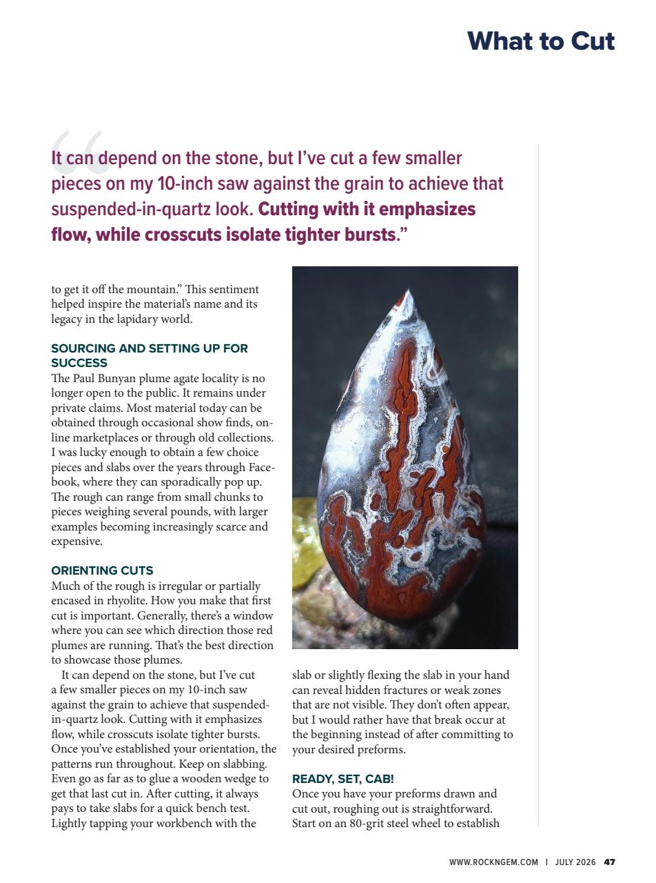 Rock&Gem Magazine Preview Pages