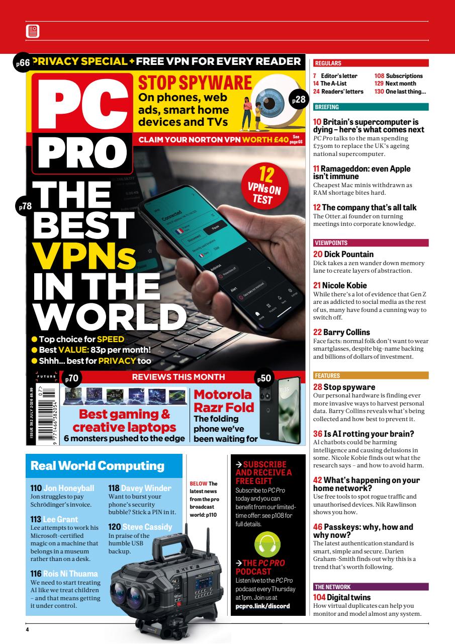 PC Pro Preview Pages